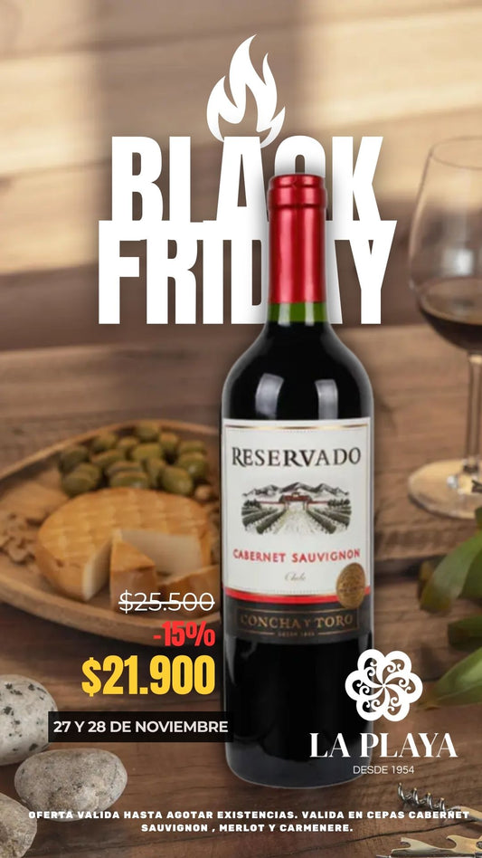 Vino Reservado Concha y Toro 750 cc